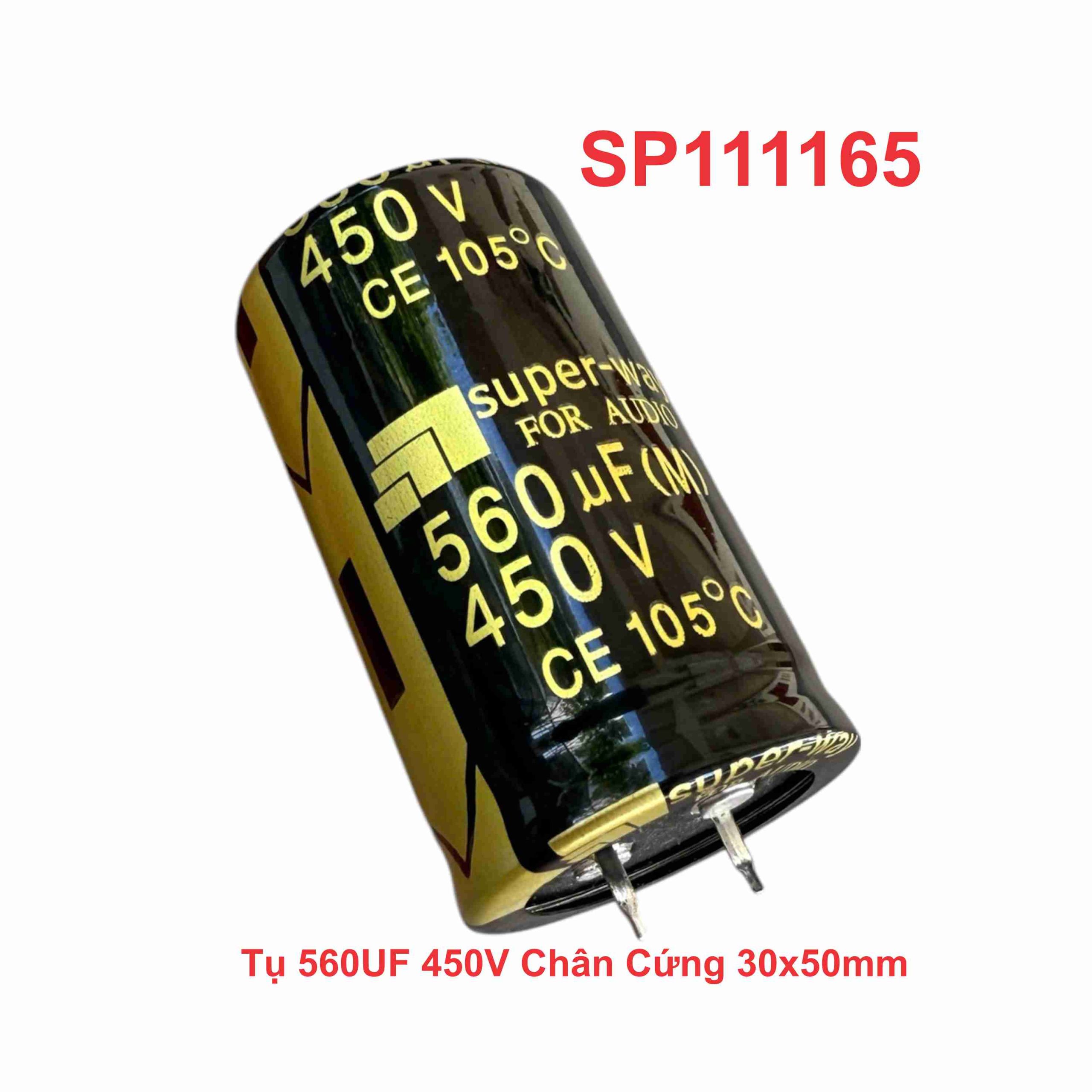 Tụ 560UF 450V Chân Cứng 30x50mm