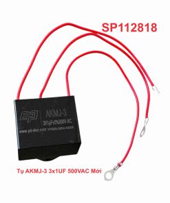 Tụ AKMJ-3 3x1UF 500VAC Mới