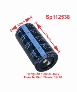 Tụ Nguồn 1000UF 450V Thân To Kích Thước 35x70