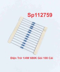 Điện Trở 1/4W 680K Gói 100 Cái