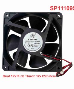 Quạt 12V Kích Thước 12x12x3.8cm
