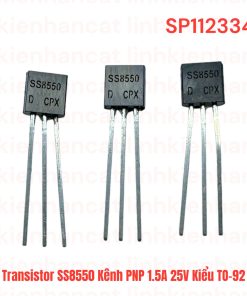 Transistor SS8550 Kênh PNP 1.5A 25V Kiểu TO-92