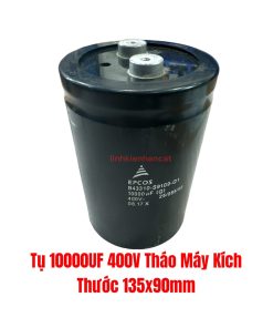 Tụ 10000UF 400V Tháo Máy Kích Thước 135x90mm