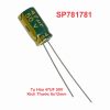 Tụ Hóa 47UF 50V Kích Thước 6x12mm