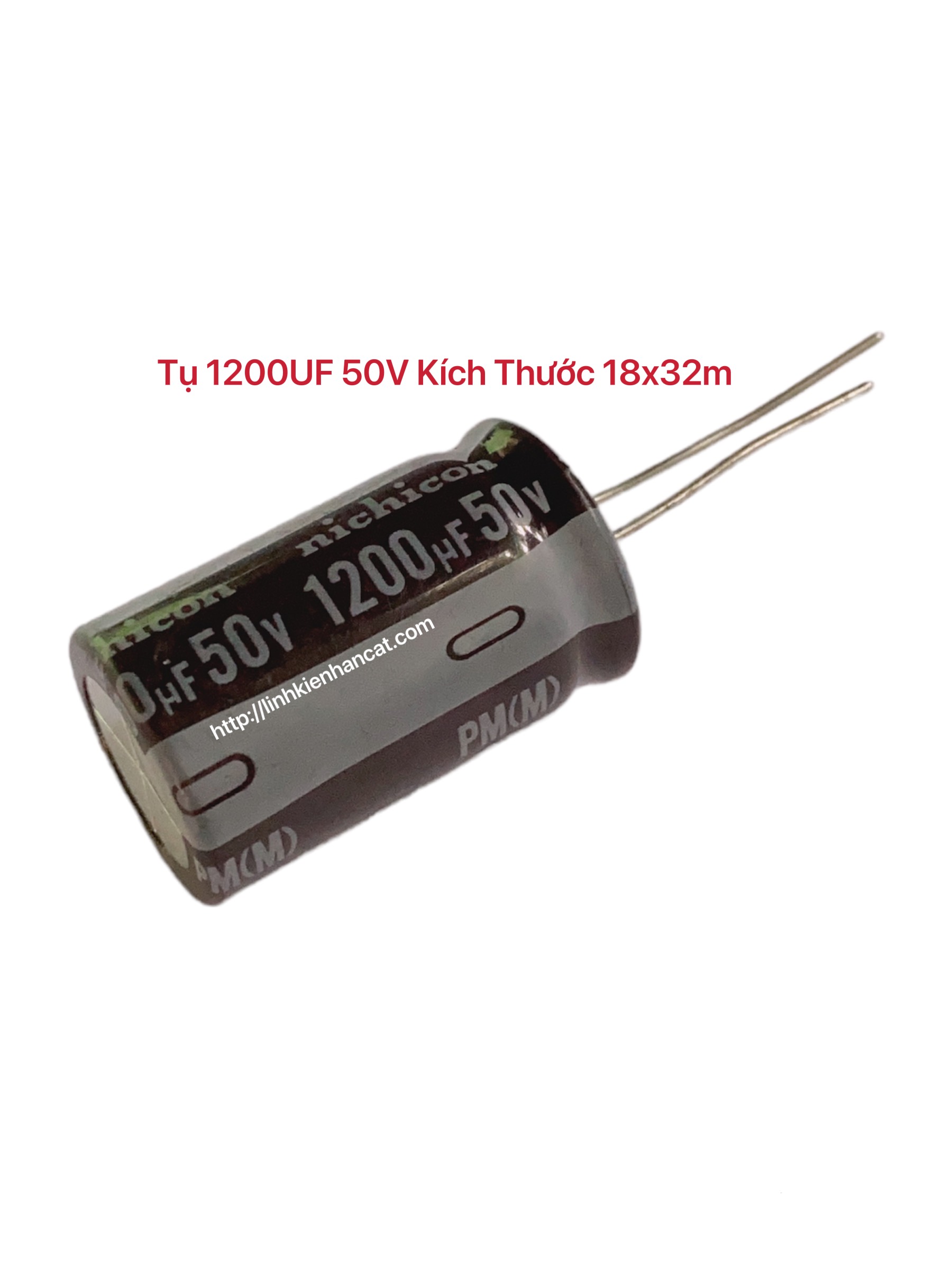 Tụ 1200UF 50V Kích Thước 18x32mm Tụ 1200UF 50V Kích Thước 18x32mm