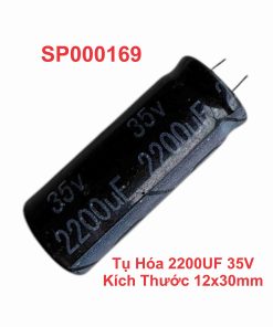Tụ Hóa 2200UF 35V Kích Thước 12x30mm