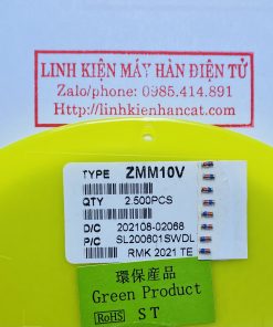 [ Gói 100 Con ] Diot Zenner 10V SMD Kiểu 1206 1/2W