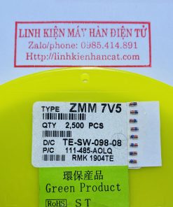 [ Gói 100 Con ] Diot Zenner 7V5 SMD Kiểu 1206 1/2W