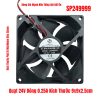 Quạt 24V Dòng 0.25A Kích Thước 9x9x2.5cm