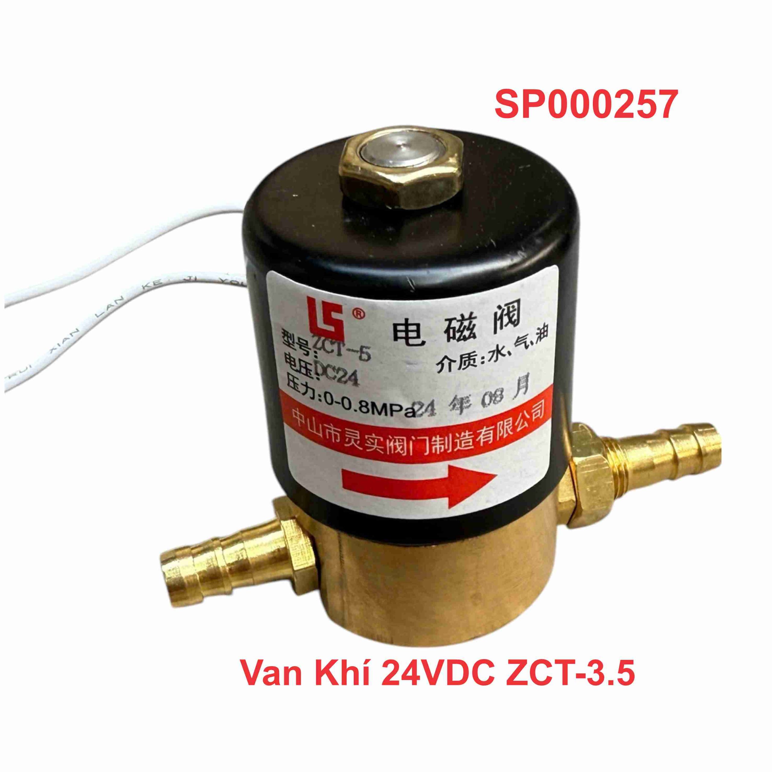 Van Khí 24VDC ZCT-3.5