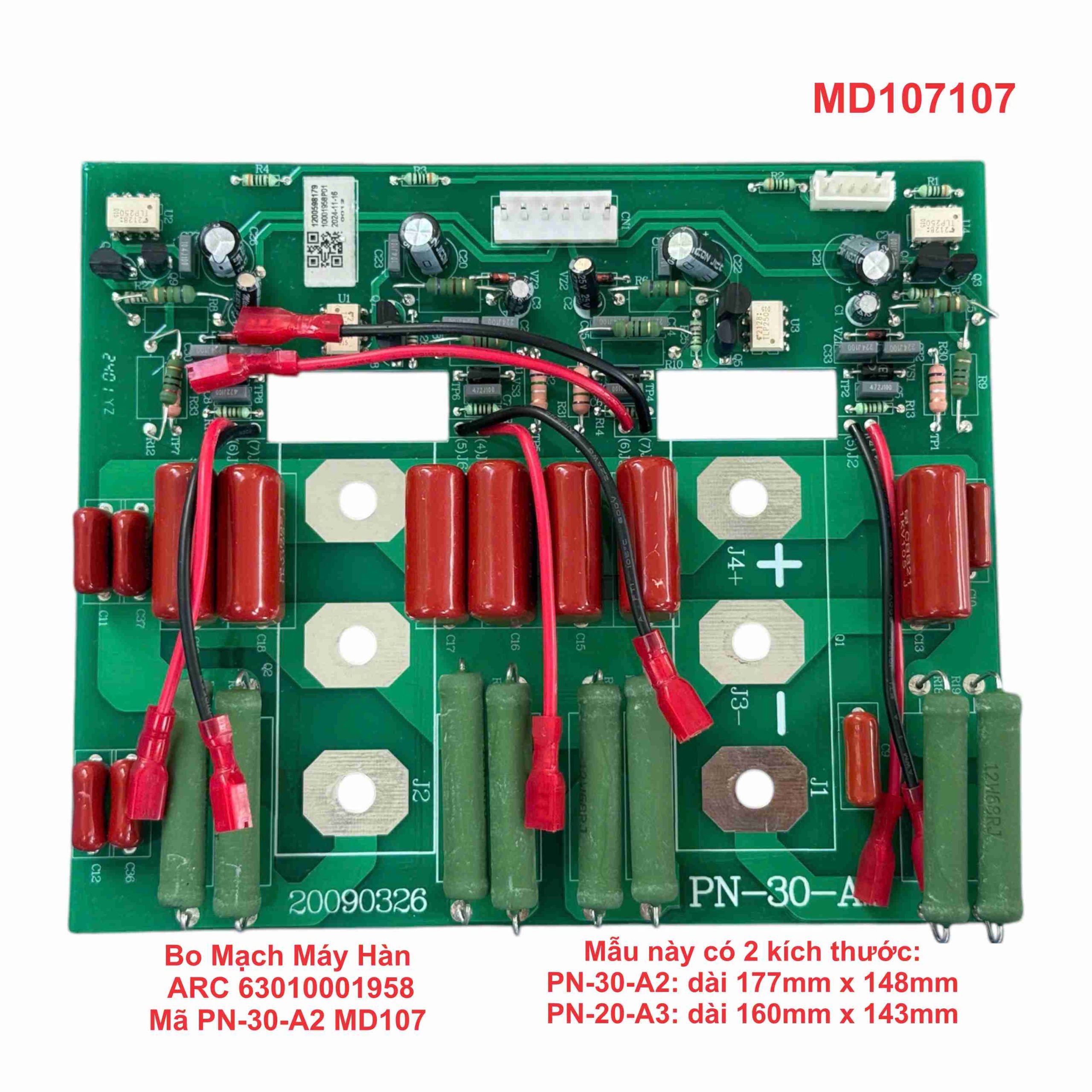 Bo Mạch Máy Hàn ARC 63010001958 Mã PN-30-A2 MD107