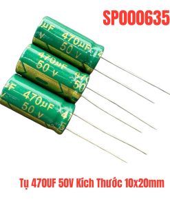 Tụ 470UF 50V Kích Thước 10x20mm