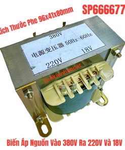 Biến Áp Nguồn Vào 380V Ra 220V Và 18V