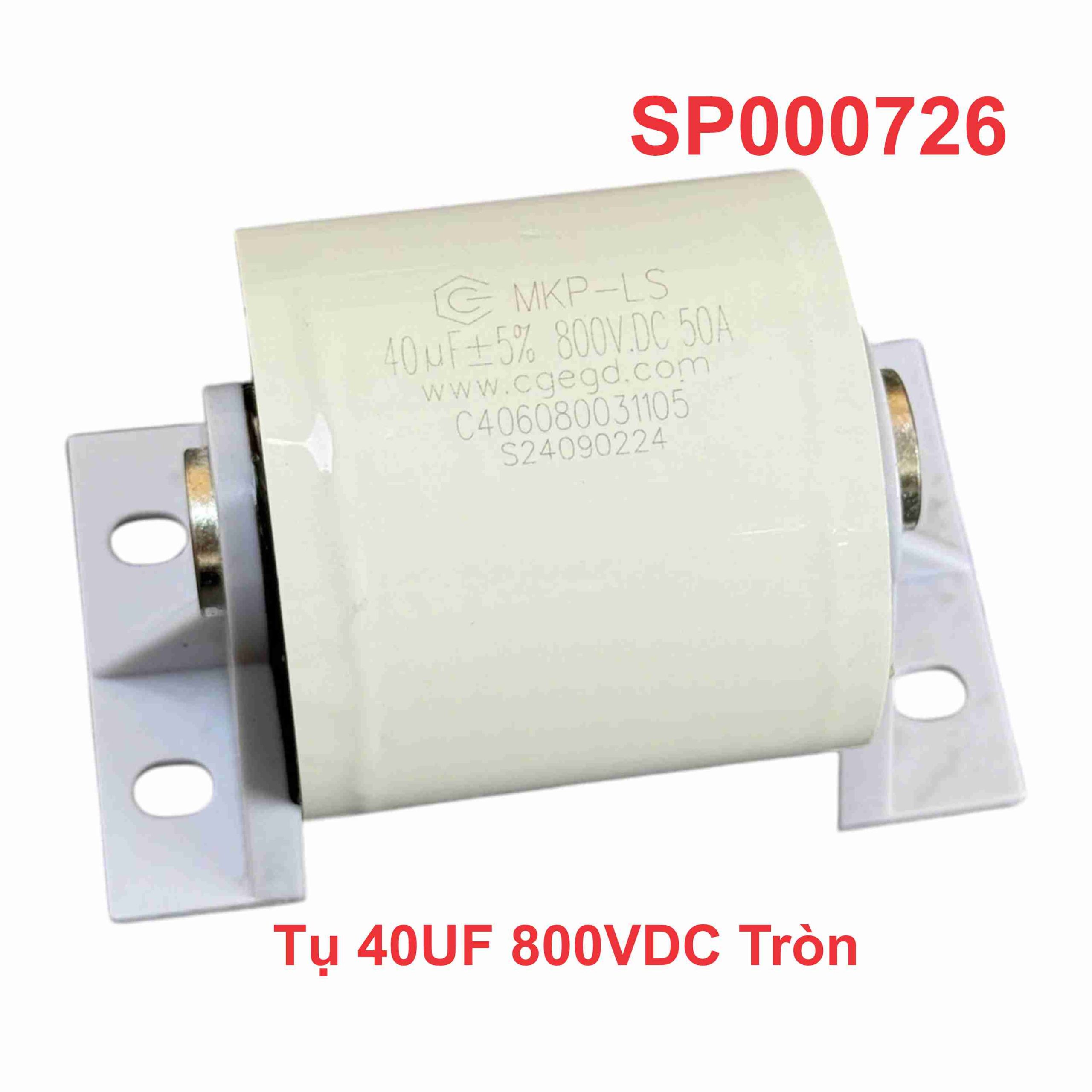 Tụ 40UF 800VDC Tròn