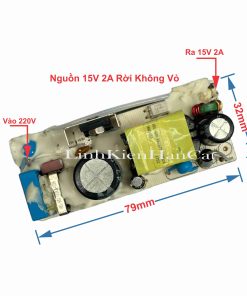 Nguồn 15V 2A Rời Không Vỏ