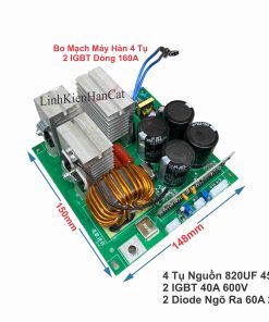 Bo Mạch Máy Hàn Kiểu 4 Tụ 2 IGBT Dòng 160A