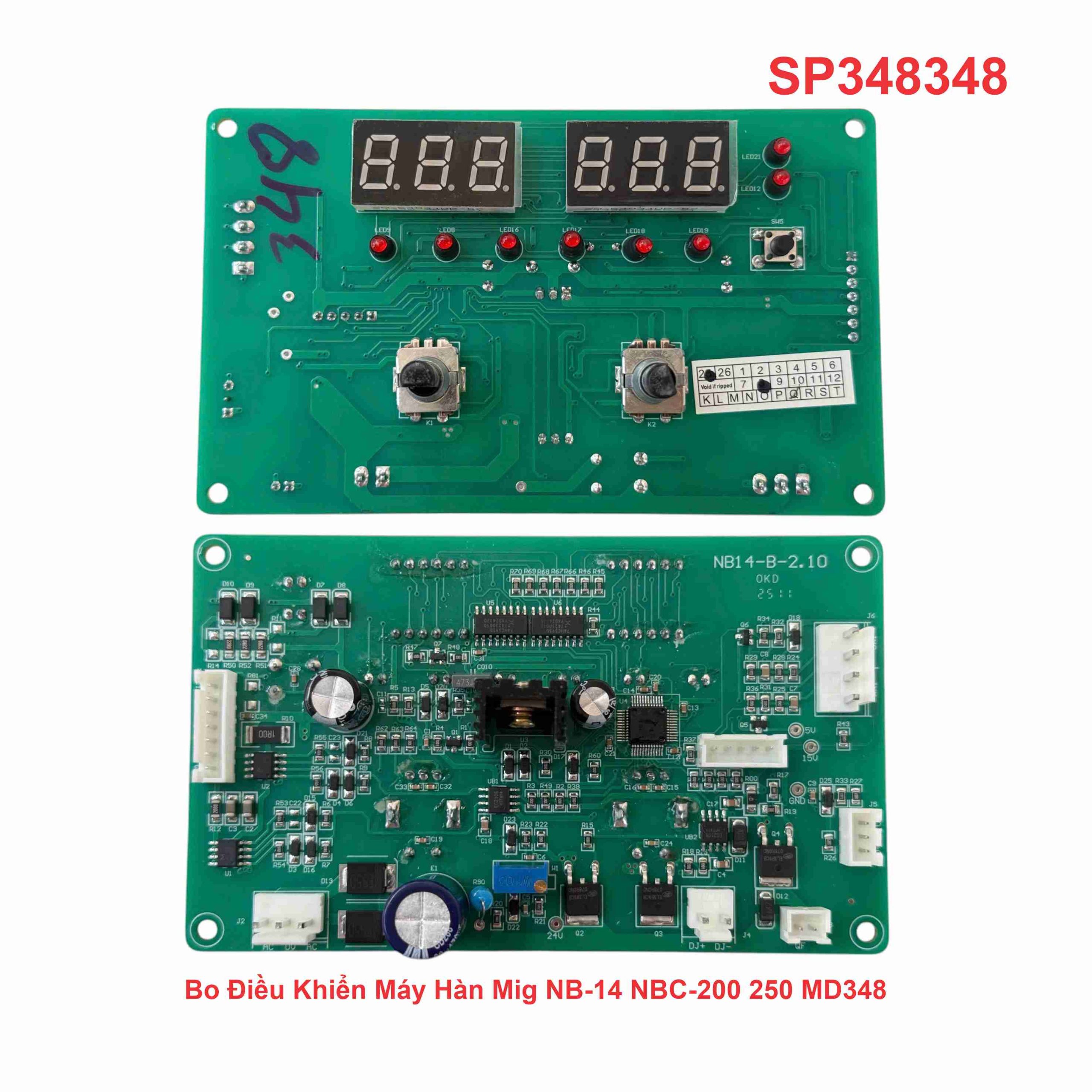Bo Điều Khiển Máy Hàn Mig NB-14 NBC-200 250 MD348