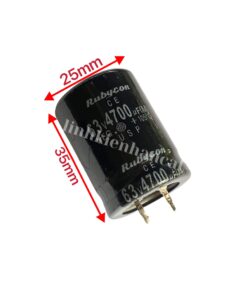 Tụ 4700UF 63V ( 25x35mm ) Tháo Máy