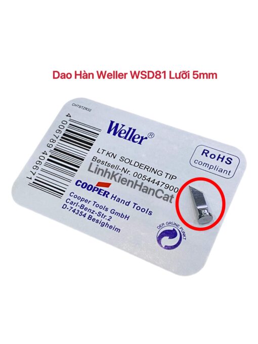 Dao Hàn Weller WSD81 Lưỡi 5mm