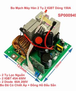 Bo Mạch Máy Hàn 2 Tụ 2 IGBT Dòng 150A