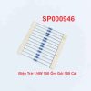 Điện Trở 1/4W 750 Ôm Gói 100 Cái