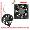 Quạt 12V Hãng NMB Dòng 0.10A Kích Thước 8x8x2.5cm Kiểu 3 Dây