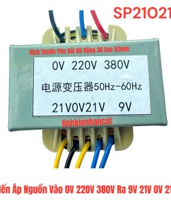 Biến Áp Nguồn Vào 0V 220V 380V Ra 9V 21V 0V 21V