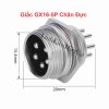 Giắc GX16-5P Chân Đực