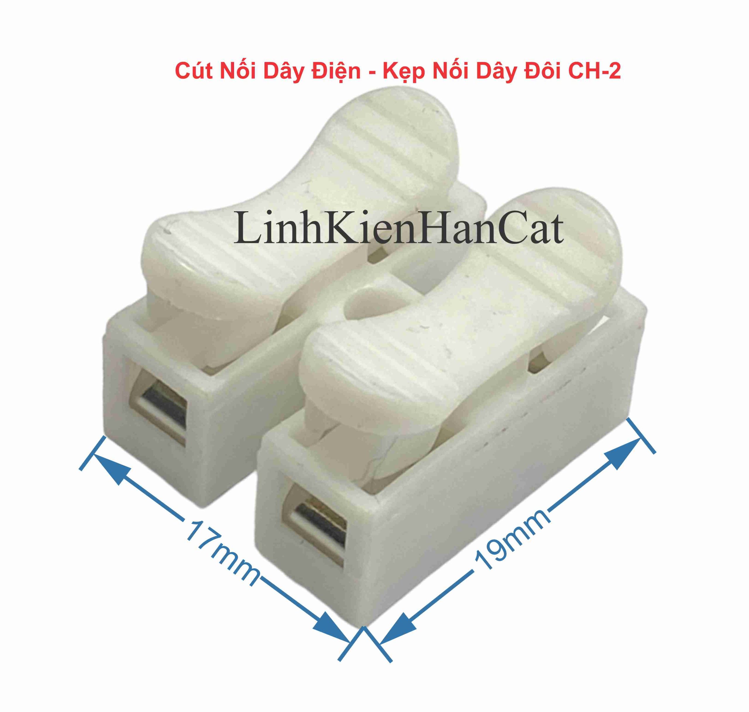 Cút Nối Dây Điện - Kẹp Nối Dây Đôi CH-2