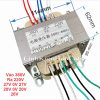 Biến Áp Nguồn Vào 380V Ra 220V - 27V 0V 27V - 20V 0V 20V - 26V