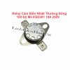 Relay Cảm Biến Nhiệt Thường Đóng 100 Độ Mã KSD301 10A 250V