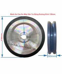 Bánh Xe Cao Su Máy Hàn Tự Động Đường Kính 130mm