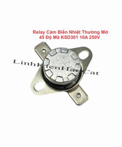 Relay Cảm Biến Nhiệt Thường Mở 45 Độ Mã KSD301 10A 250V