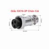 Giắc GX16-3P Chân Cái
