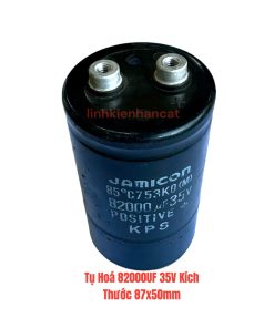 Tụ Hoá 82000UF 35V Kích Thước 87x50mm