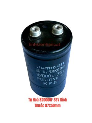 Tụ Hoá 82000UF 35V Kích Thước 87x50mm