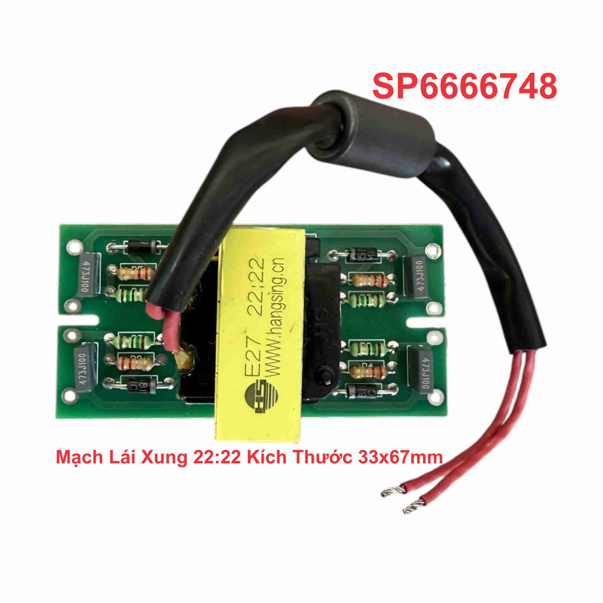 Mạch Lái Xung 22:22 Kích Thước 33x67mm