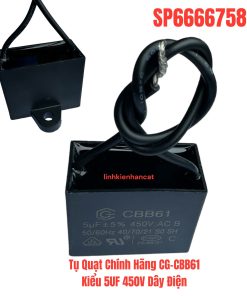 Tụ Quạt Chính Hãng CG-CBB61 Kiểu 5UF 450V Dây Điện