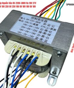 Biến Áp Nguồn Vào 0V-220V-380V Ra 10V 27V 19V 0V 19V 25V 0V 25V 18V 0V 18V 18V 0V 18V