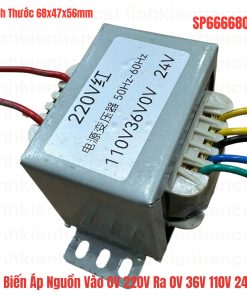 Biến Áp Nguồn Vào 0V 220V Ra 0V 36V 110V 24V
