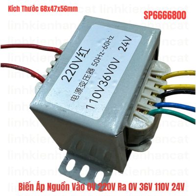 Biến Áp Nguồn Vào 0V 220V Ra 0V 36V 110V 24V