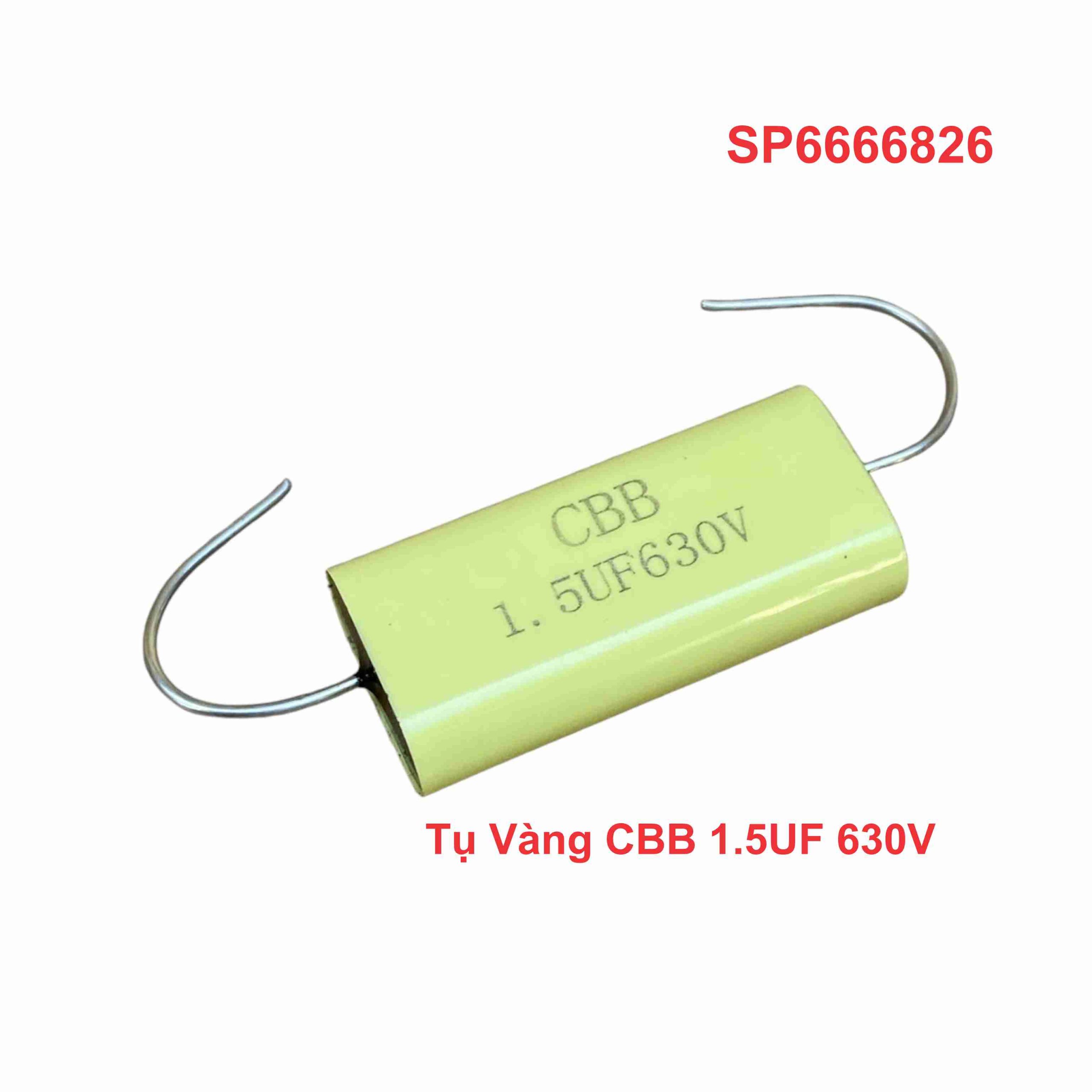 Tụ Vàng CBB 1.5UF 630V