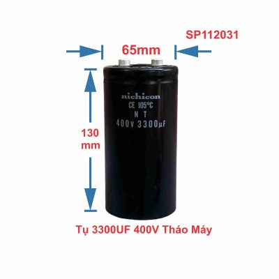 Tụ 3300UF 400VDC Tháo Máy