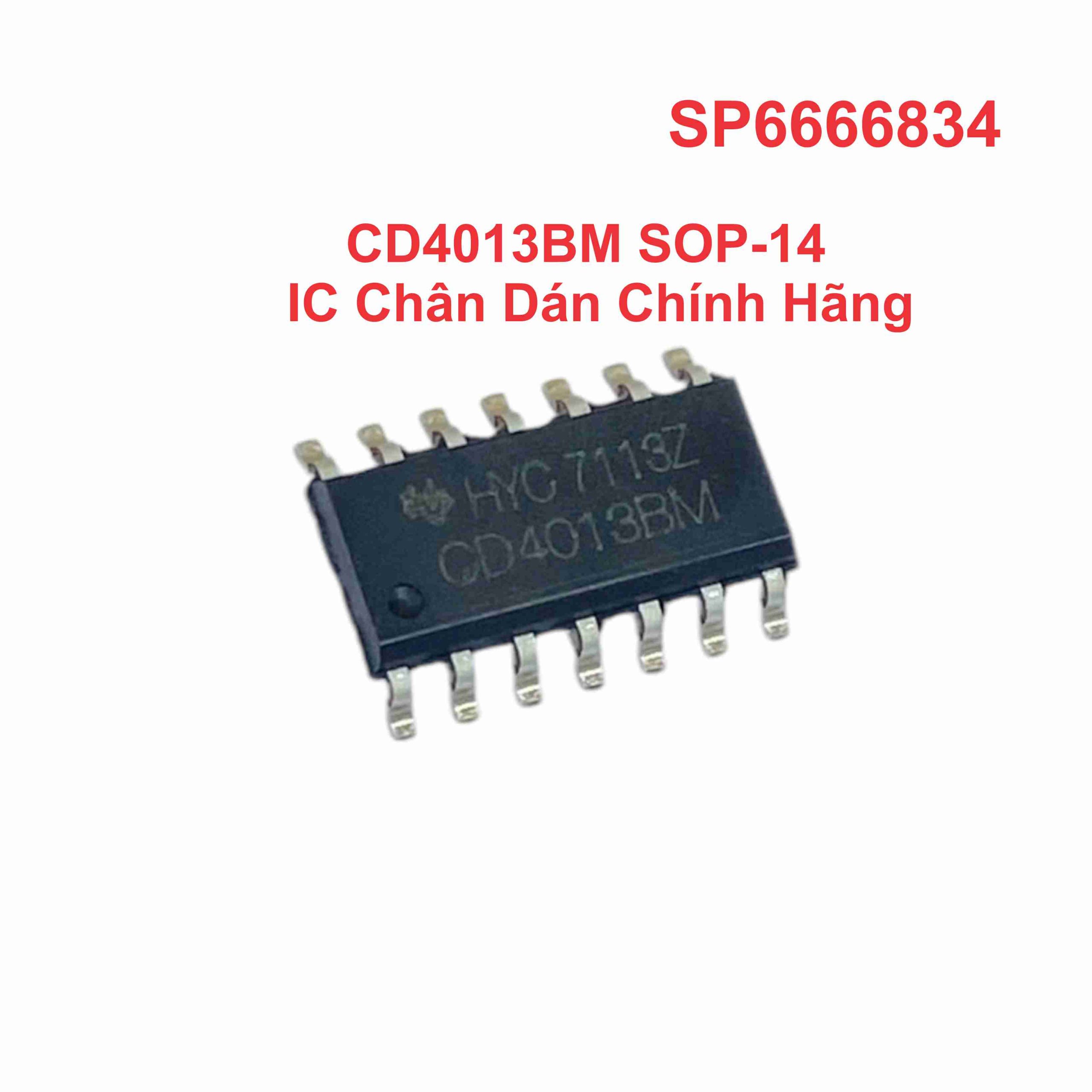 CD4013BM SOP-14 IC Chân Dán Chính Hãng