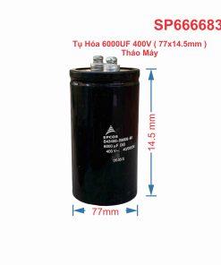 Tụ Hóa 6000UF 400V ( 77x14.5mm ) Tháo Máy