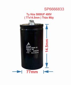 Tụ Hóa 5000UF 400V ( 77x14.5mm ) Tháo Máy