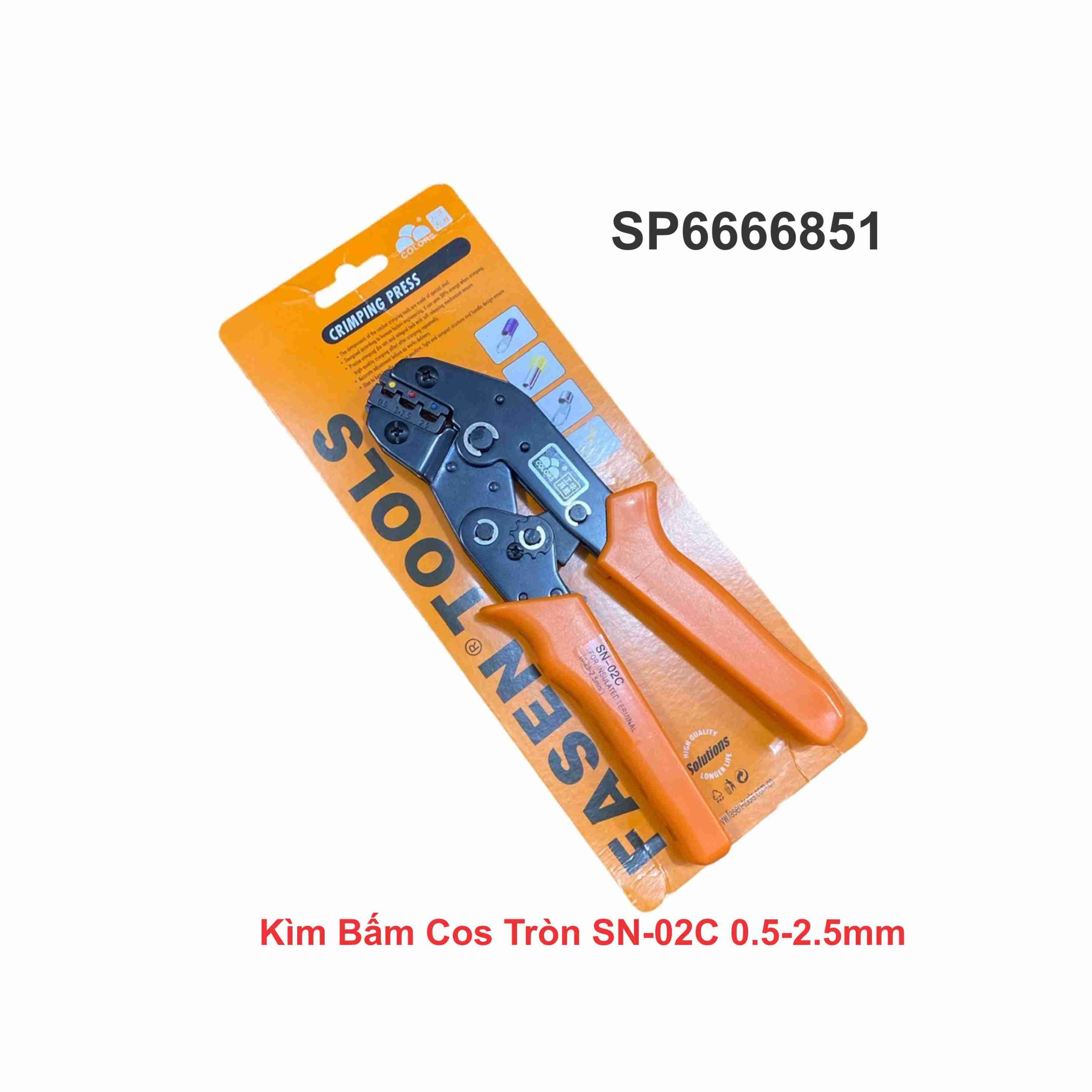Kìm Bấm Cos Tròn SN-02C 0.5-2.5mm
