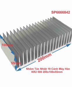 Nhôm Tản Nhiệt Máy Hàn KR2 500 200x100x55mm
