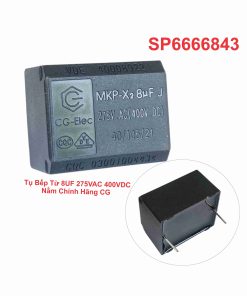 Tụ Bếp Từ 8UF 275VAC 400VDC Nằm Chính Hãng CG