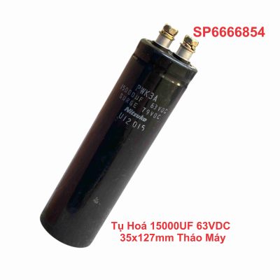 Tụ Hoá 15000UF 63VDC 35x127mm Tháo Máy